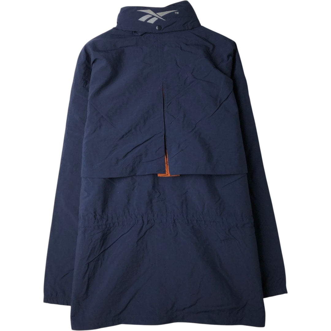 90'S Reebok Nylon Jacket, Men's M Size, Vintage Nylon navy blue type Vintage Second Hand