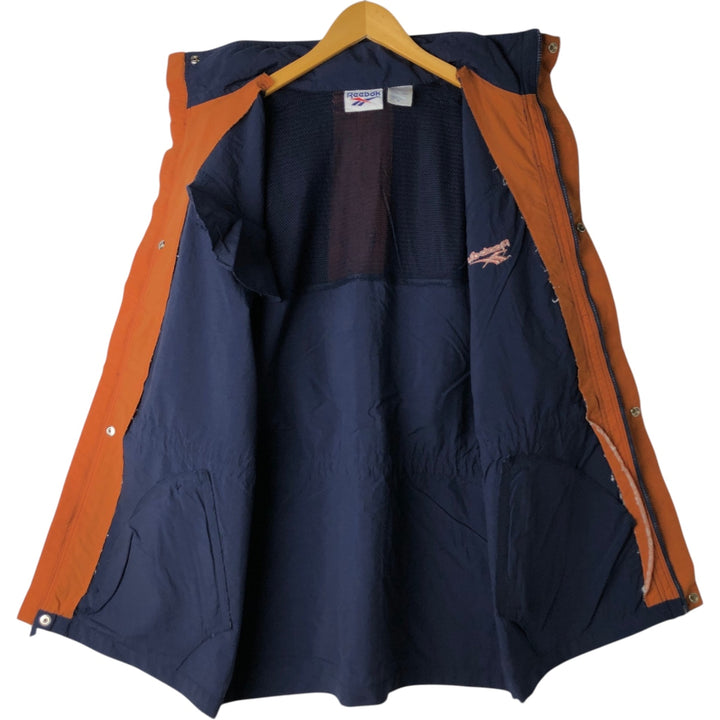 90'S Reebok Nylon Jacket, Men's M Size, Vintage Nylon navy blue type Vintage Second Hand