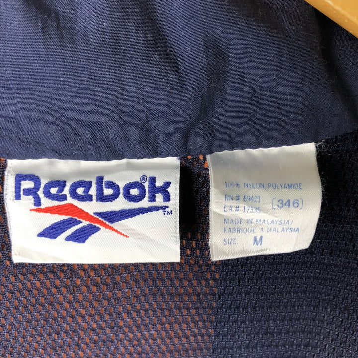 90'S Reebok Nylon Jacket, Men's M Size, Vintage Nylon navy blue type Vintage Second Hand