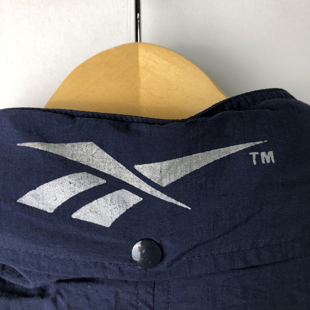 90'S Reebok Nylon Jacket, Men's M Size, Vintage Nylon navy blue type Vintage Second Hand