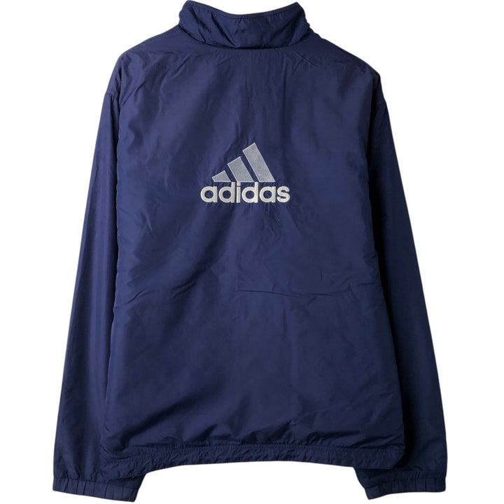 2000'S Adidas reversible windbreaker track jacket, men's size M (approx.) polyester blue type Vintage Second Hand