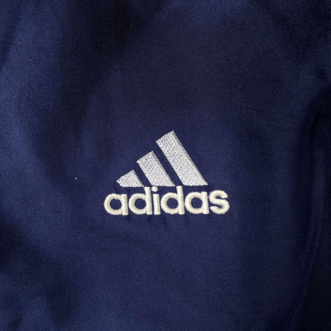 2000'S Adidas reversible windbreaker track jacket, men's size M (approx.) polyester blue type Vintage Second Hand
