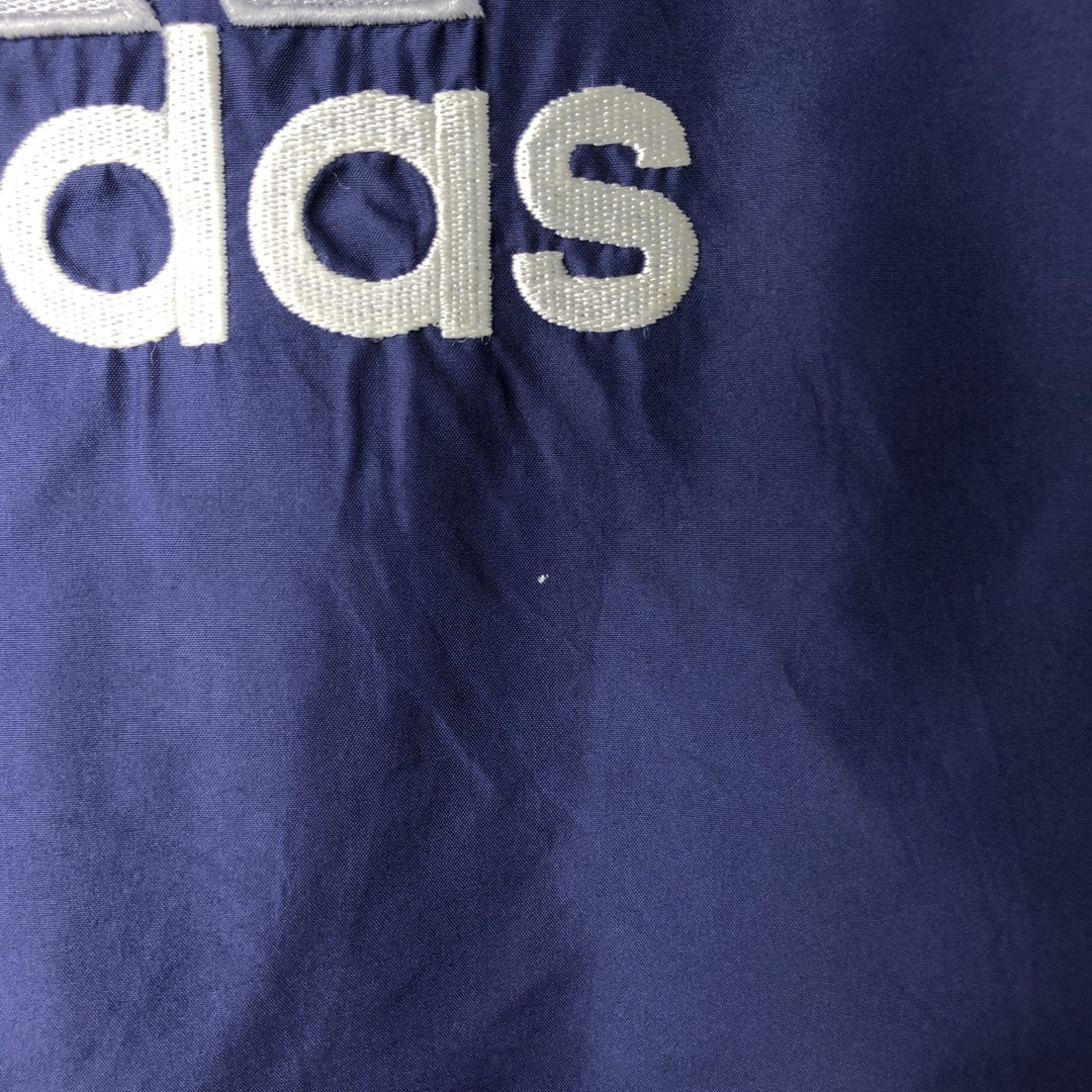 2000'S Adidas reversible windbreaker track jacket, men's size M (approx.) polyester blue type Vintage Second Hand