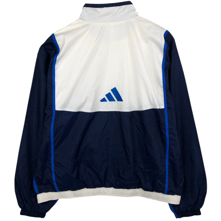 90s-00'S Adidas windbreaker with back logo, men's size XL (approx.) unclear white type Vintage Second Hand