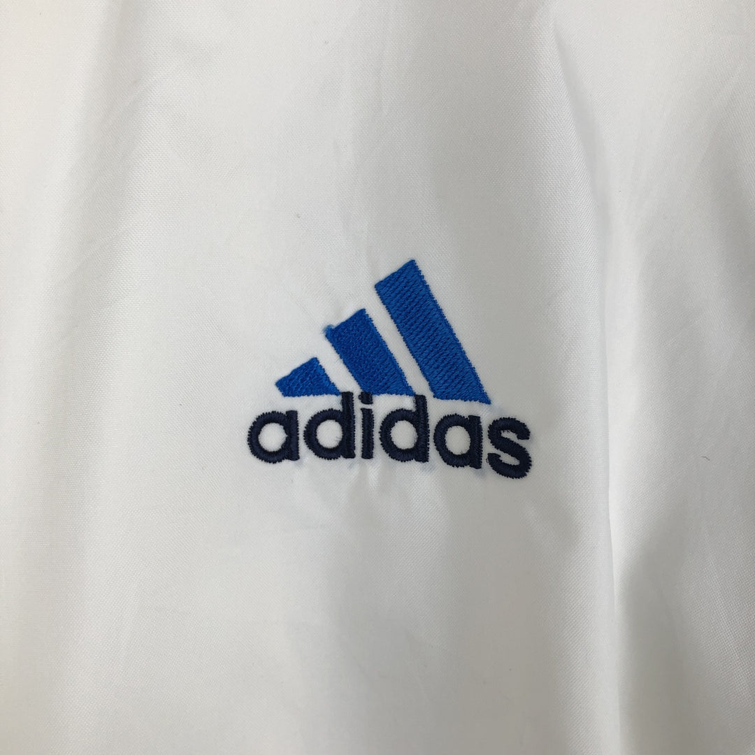 90s-00'S Adidas windbreaker with back logo, men's size XL (approx.) unclear white type Vintage Second Hand