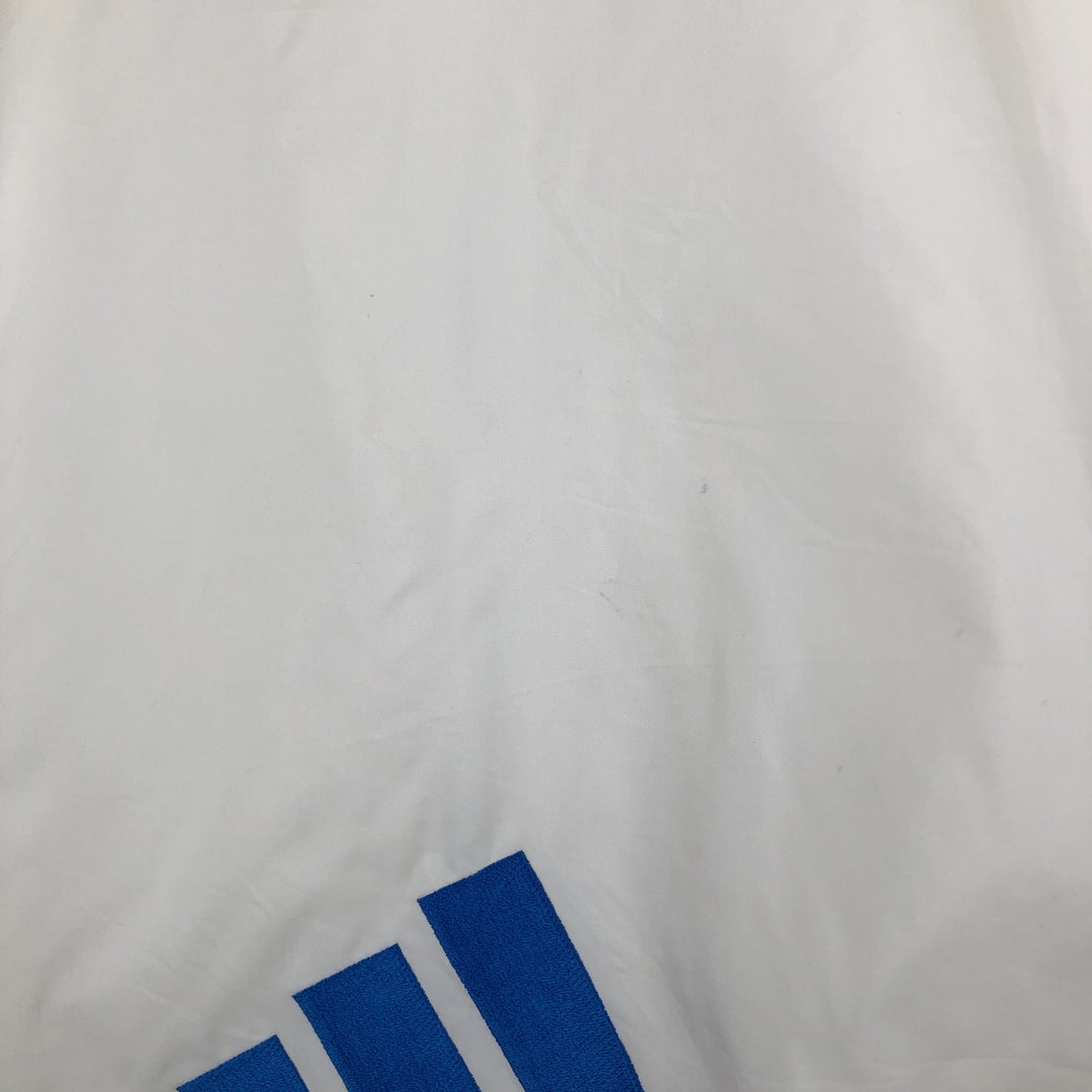 90s-00'S Adidas windbreaker with back logo, men's size XL (approx.) unclear white type Vintage Second Hand
