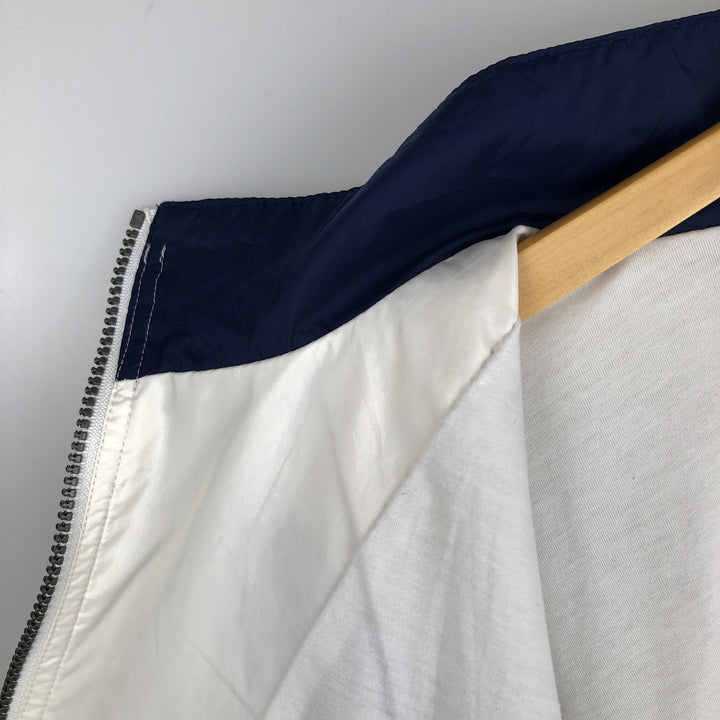 90s-00'S Adidas windbreaker with back logo, men's size XL (approx.) unclear white type Vintage Second Hand