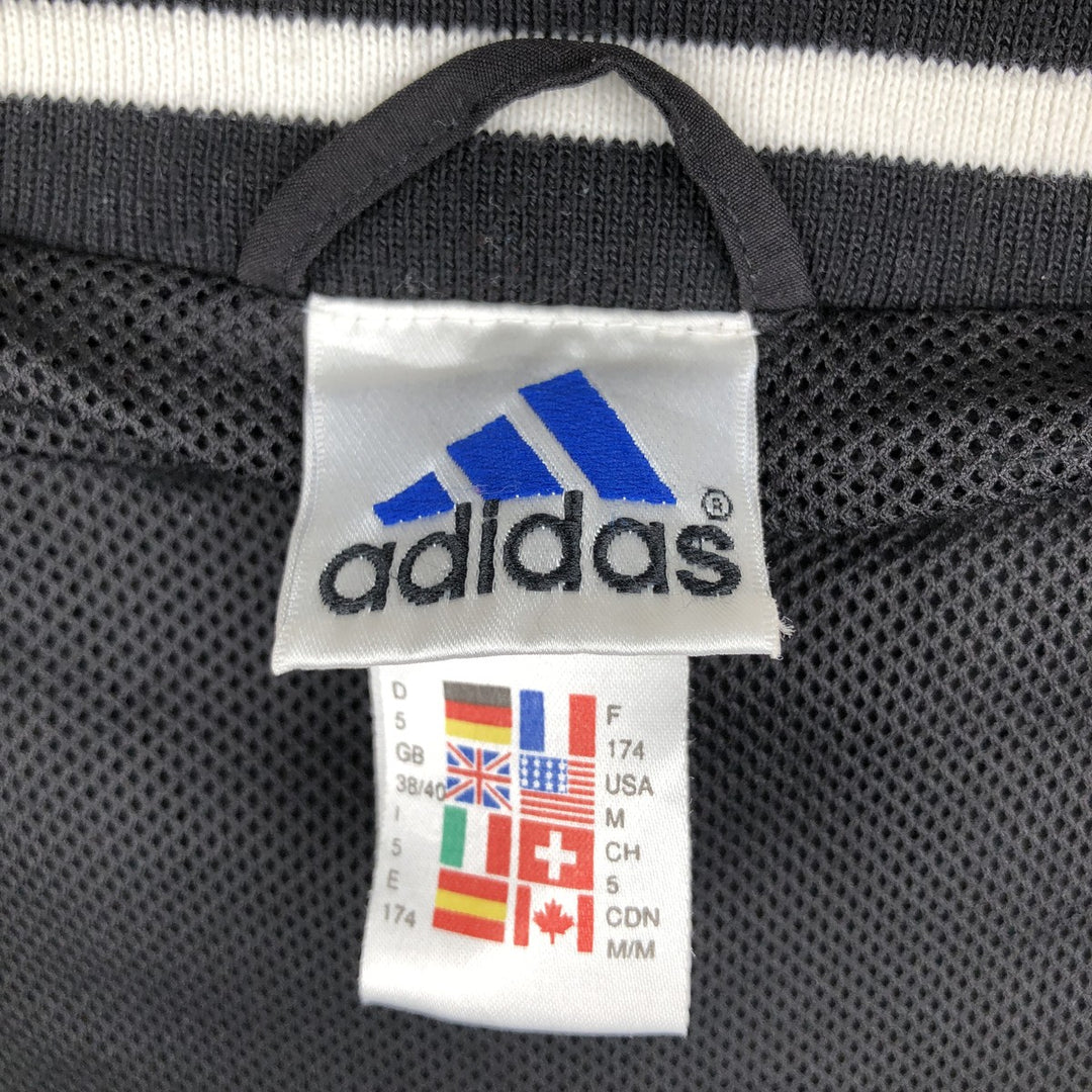 90s-00'S Adidas Jersey Track Jacket, Men's Size Medium polyester blue type Vintage Second Hand