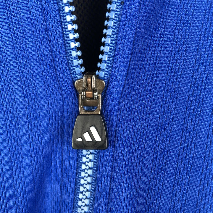 90s-00'S Adidas Jersey Track Jacket, Men's Size Medium polyester blue type Vintage Second Hand