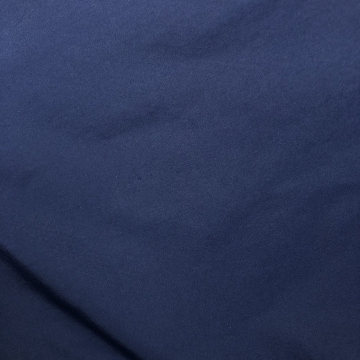 90s-era Adidas hooded windbreaker, men's size L (approx.) polyester navy blue type Vintage Second Hand