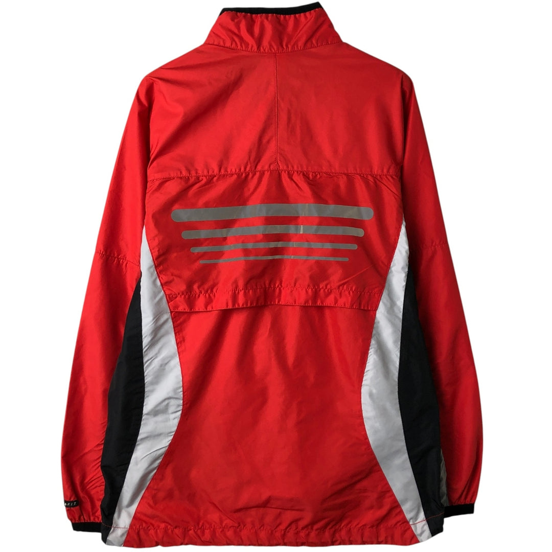 90s-00'S Nike Windbreaker, Men's Size Medium polyester red type Vintage Second Hand