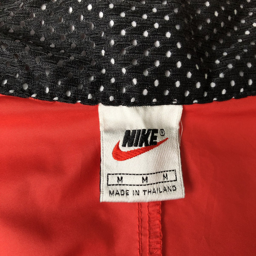 90s-00'S Nike Windbreaker, Men's Size Medium polyester red type Vintage Second Hand