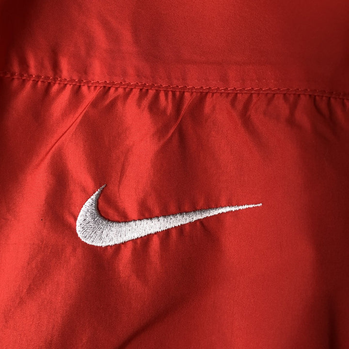 90s-00'S Nike Windbreaker, Men's Size Medium polyester red type Vintage Second Hand