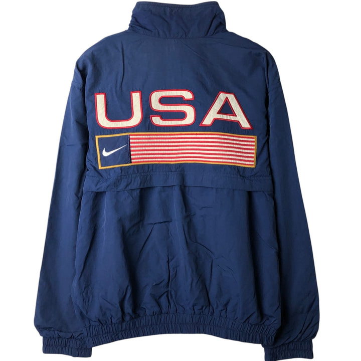 90s-00'S Nike Nylon Jacket, Men's Size S (approx.), Vintage Nylon navy blue type Vintage Second Hand