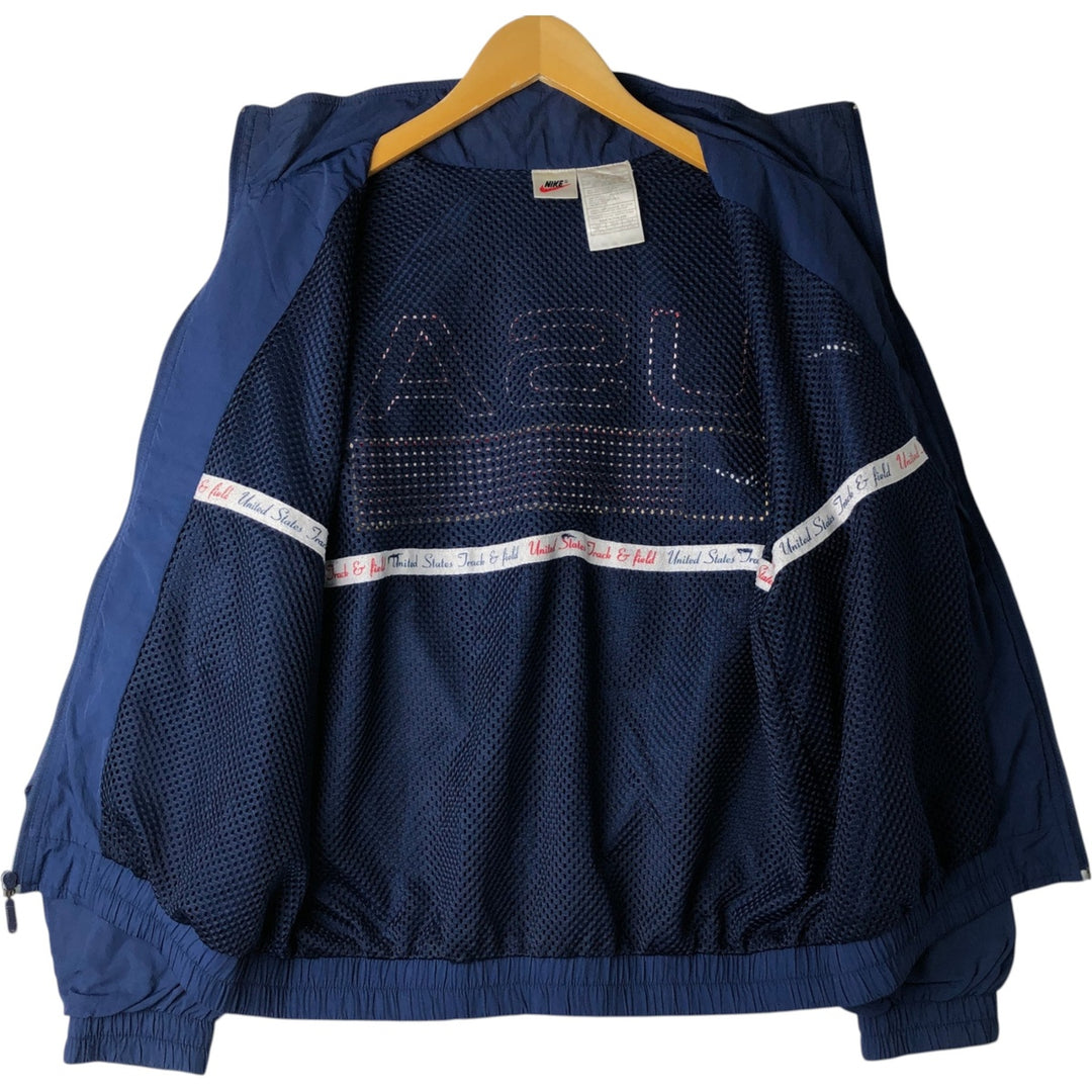 90s-00'S Nike Nylon Jacket, Men's Size S (approx.), Vintage Nylon navy blue type Vintage Second Hand