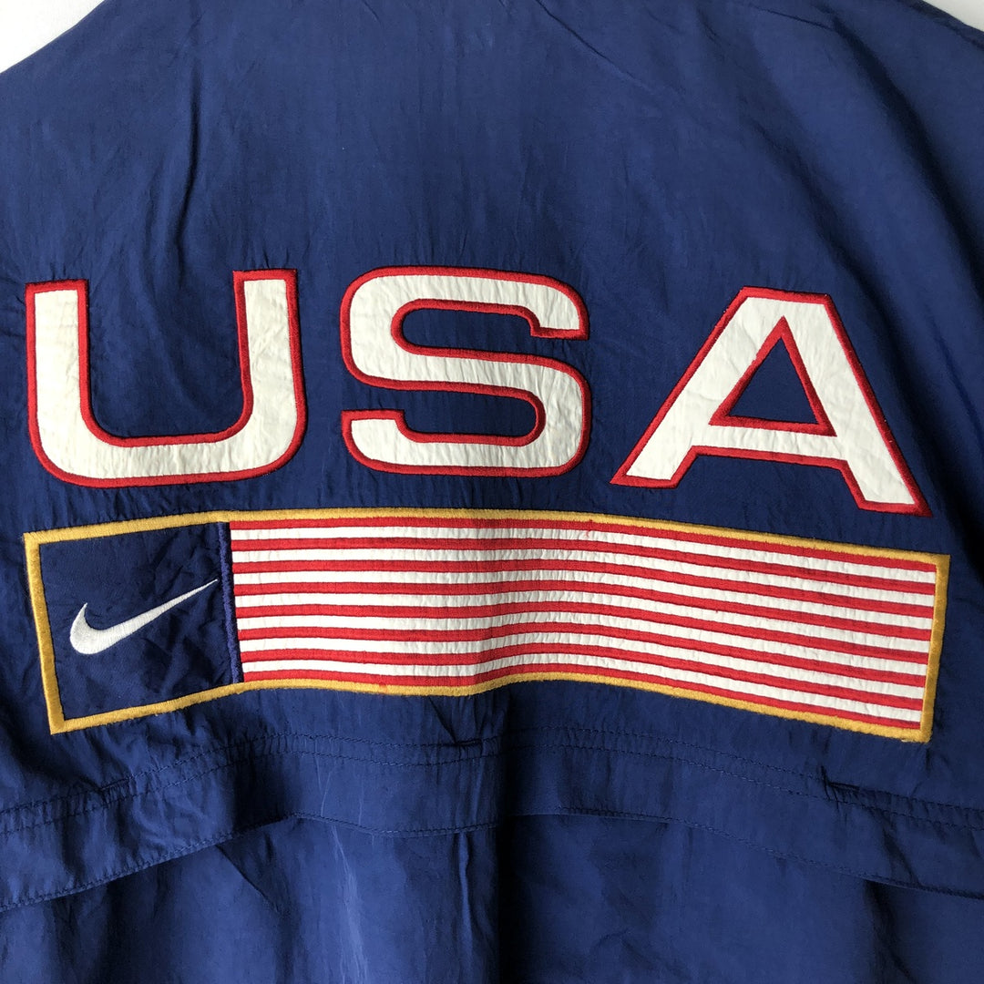 90s-00'S Nike Nylon Jacket, Men's Size S (approx.), Vintage Nylon navy blue type Vintage Second Hand