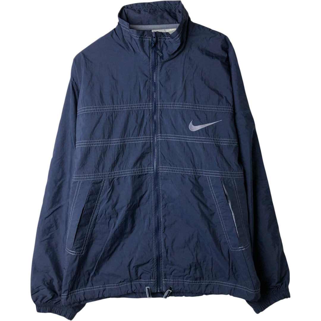 90s-00'S Vintage Nike Nylon Jacket, Men's Size Medium Nylon blue type Vintage Second Hand