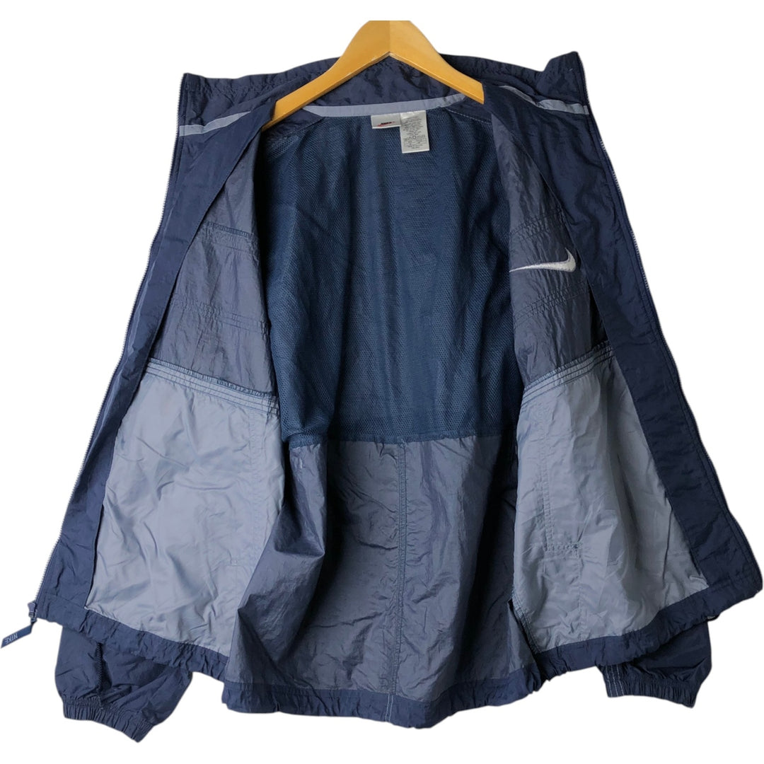 90s-00'S Vintage Nike Nylon Jacket, Men's Size Medium Nylon blue type Vintage Second Hand