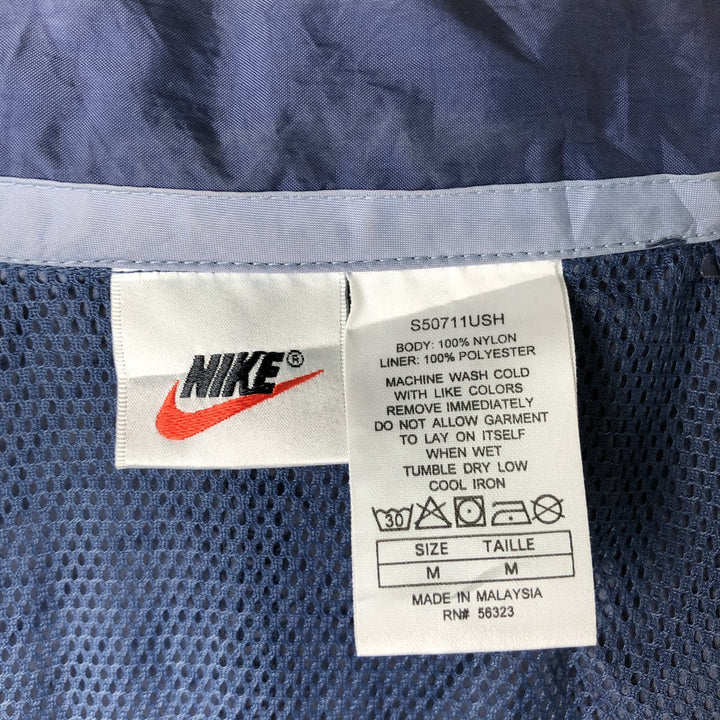 90s-00'S Vintage Nike Nylon Jacket, Men's Size Medium Nylon blue type Vintage Second Hand