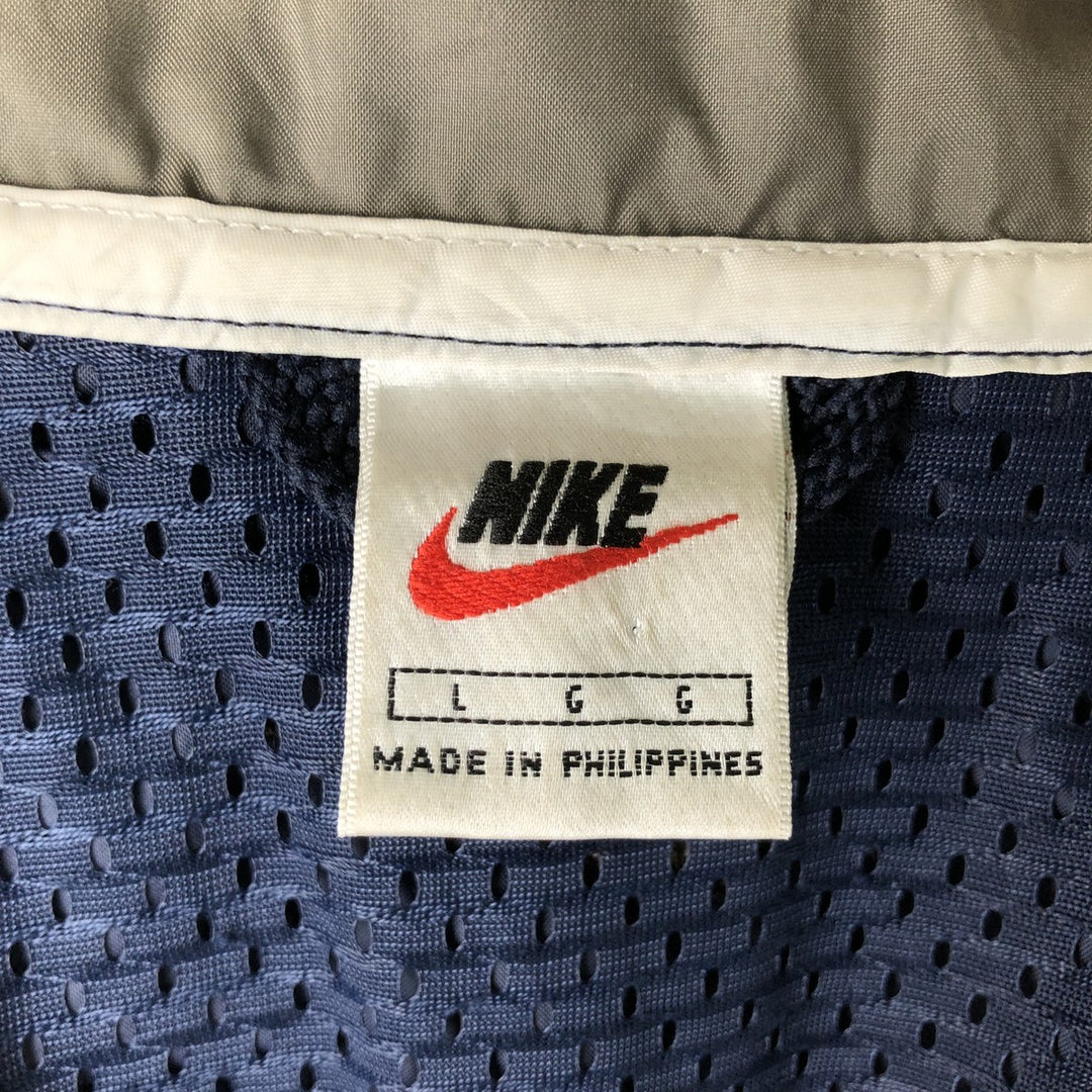 90s-00'S Vintage Nike Nylon Jacket, Men's Size L Nylon navy blue type Vintage Second Hand