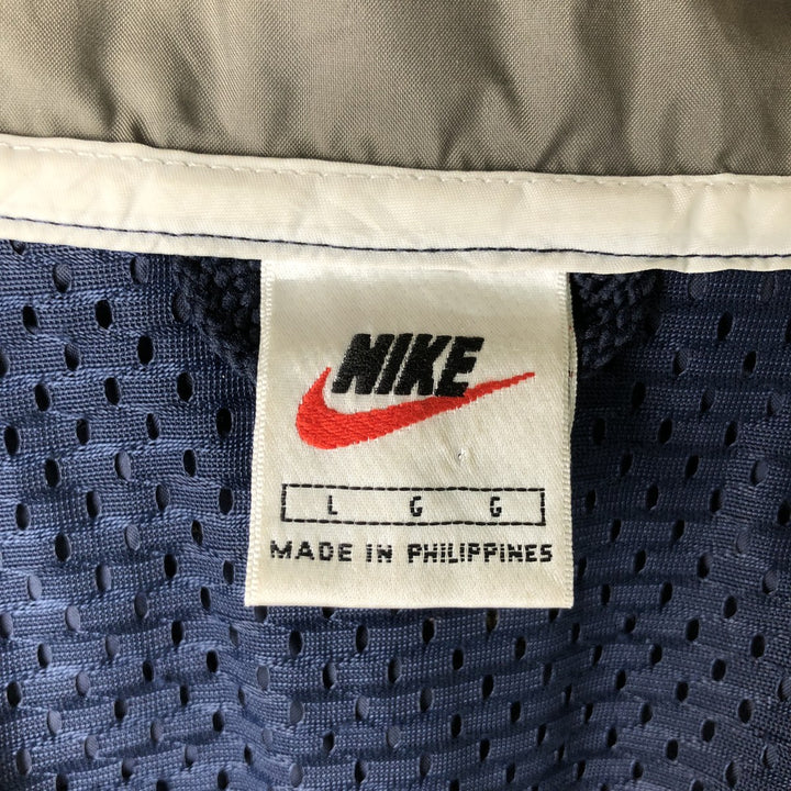 90s-00'S Vintage Nike Nylon Jacket, Men's Size L Nylon navy blue type Vintage Second Hand