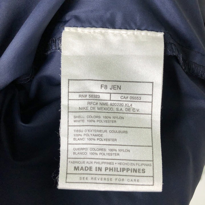 90s-00'S Vintage Nike Nylon Jacket, Men's Size L Nylon navy blue type Vintage Second Hand