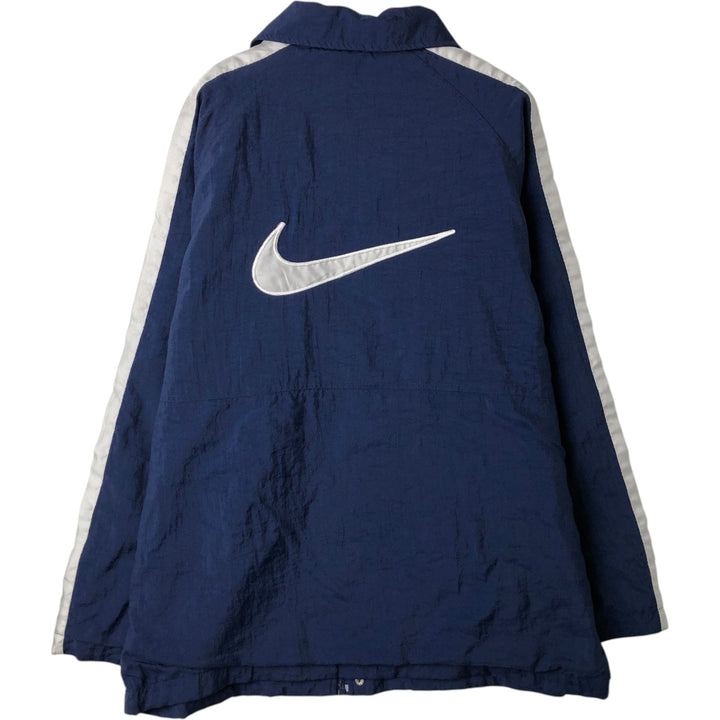 90'S Nike Windbreaker with Back Logo, Men's Size M (approx.) polyester navy blue type Vintage Second Hand