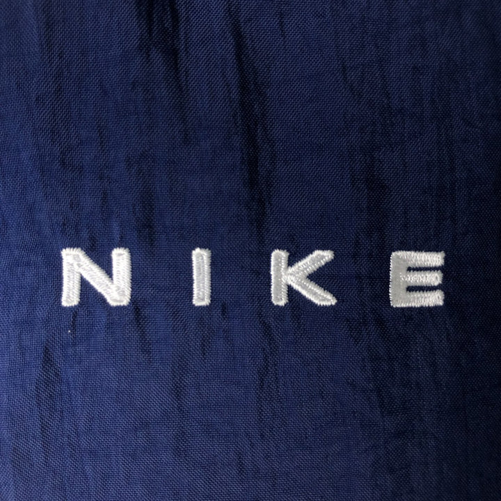 90'S Nike Windbreaker with Back Logo, Men's Size M (approx.) polyester navy blue type Vintage Second Hand