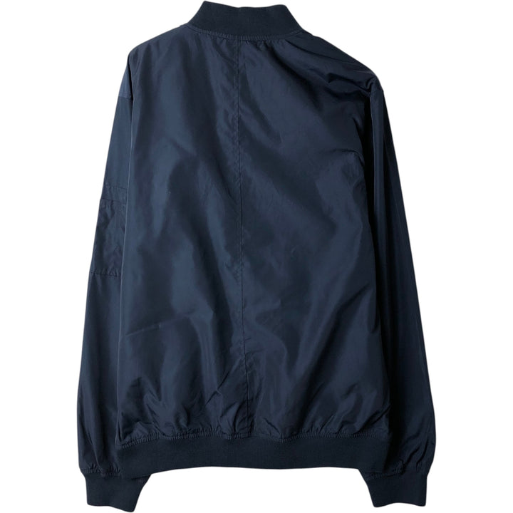 GENUINE MERCHANDISE MLB SEATTLE MARINERS Windbreaker (Men's Size L) polyester navy blue type Vintage Second Hand