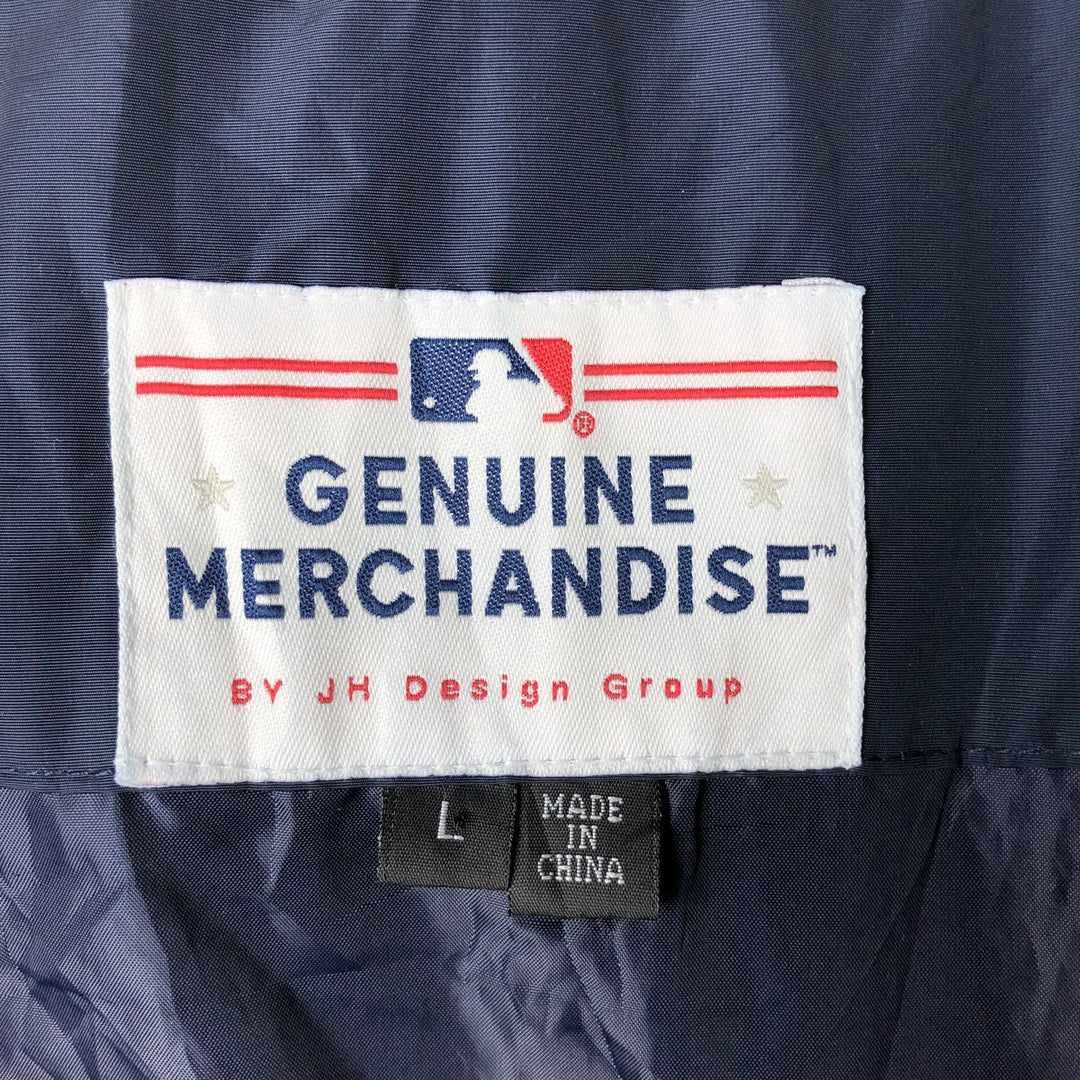 GENUINE MERCHANDISE MLB SEATTLE MARINERS Windbreaker (Men's Size L) polyester navy blue type Vintage Second Hand