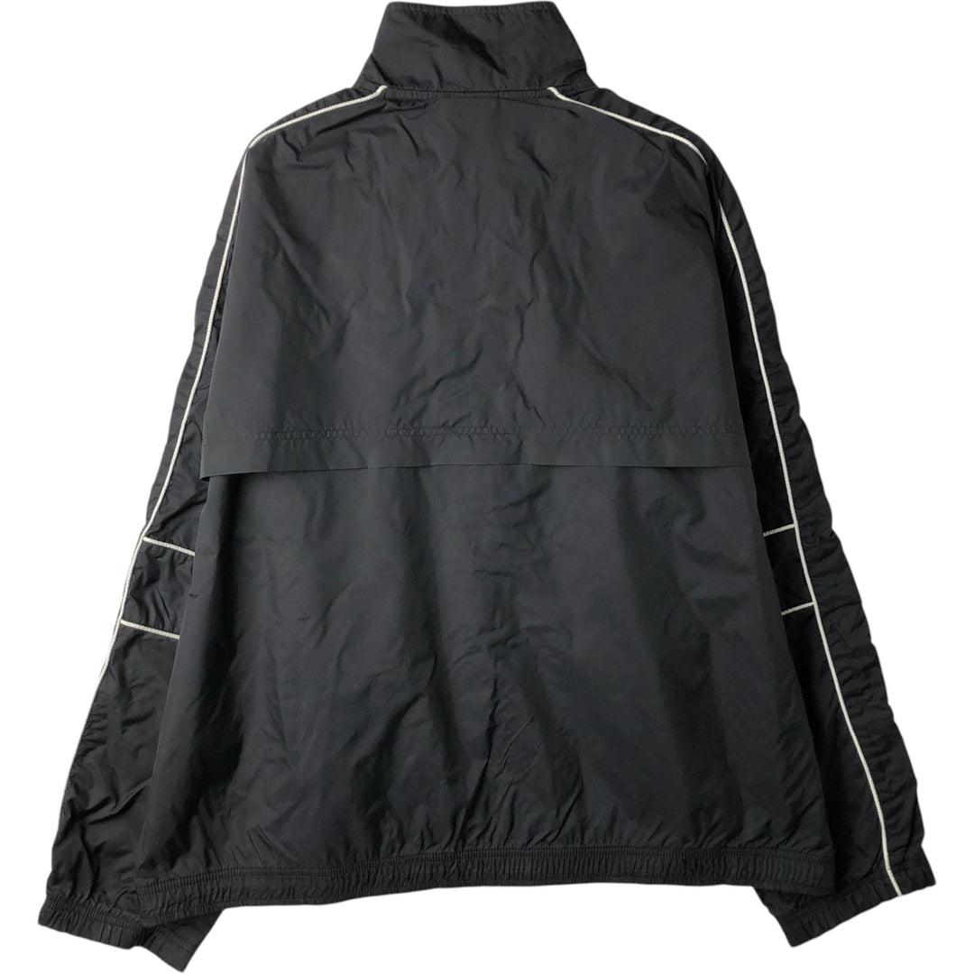 90s-era Nike nylon jacket, men's size XL equivalent, vintage. Nylon black type Vintage Second Hand