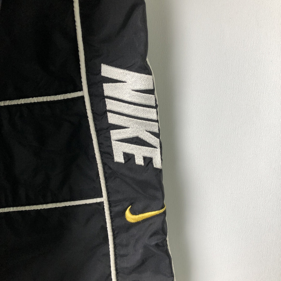 90s-era Nike nylon jacket, men's size XL equivalent, vintage. Nylon black type Vintage Second Hand