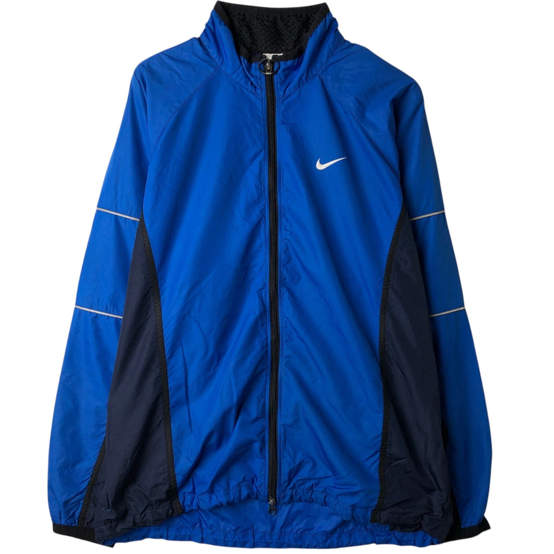90'S Nike Windbreaker Men's Size L Vintage polyester blue type Vintage Second Hand