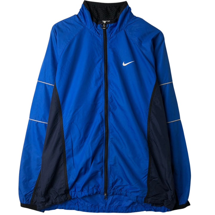 90'S Nike Windbreaker Men's Size L Vintage polyester blue type Vintage Second Hand