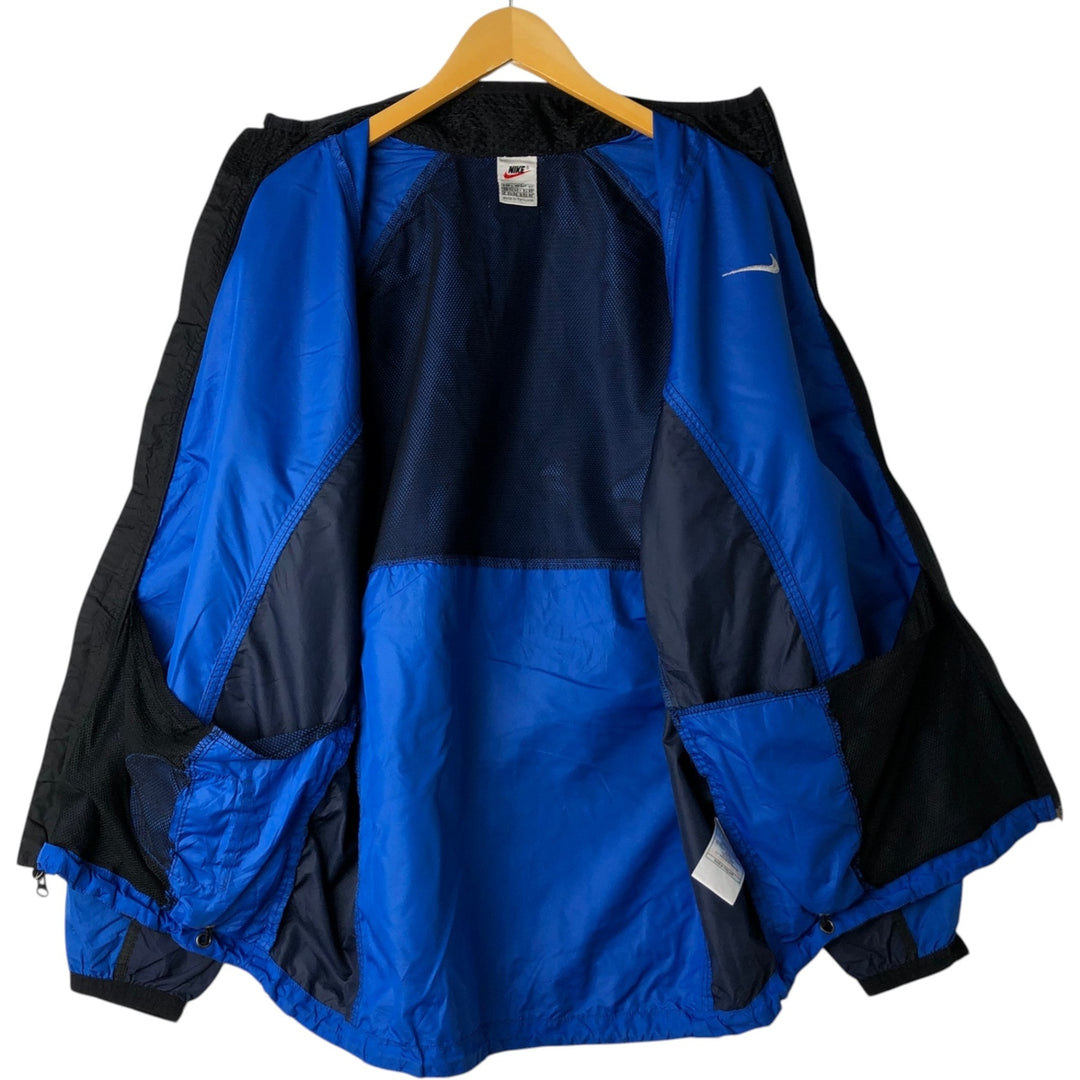 90'S Nike Windbreaker Men's Size L Vintage polyester blue type Vintage Second Hand