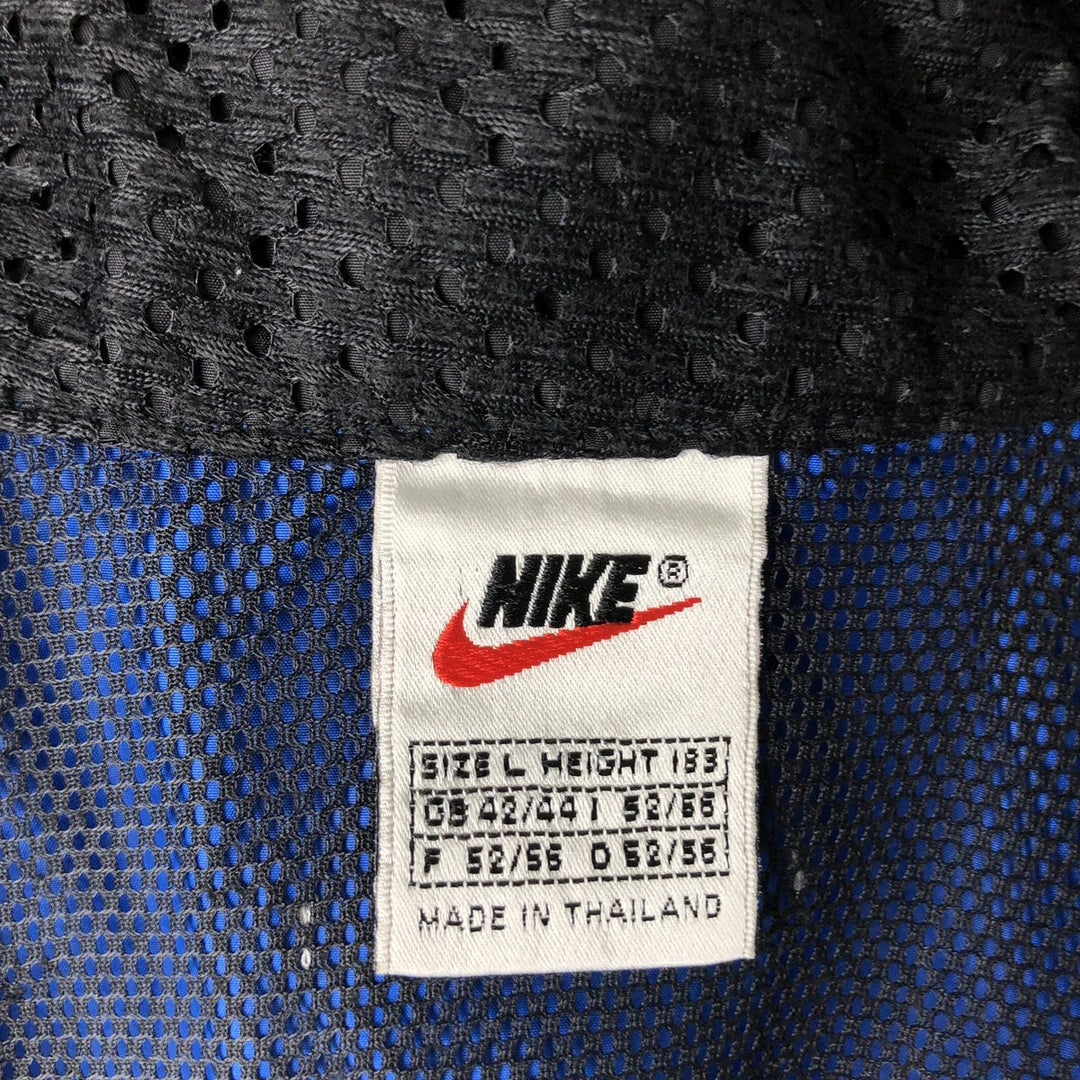 90'S Nike Windbreaker Men's Size L Vintage polyester blue type Vintage Second Hand