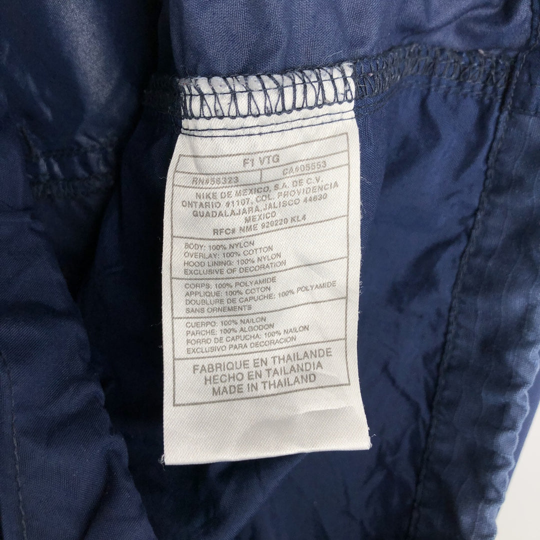 2000'S Nike Ripstop Anorak Parka, Men's Size L (approx.) Nylon navy blue type Vintage Second Hand