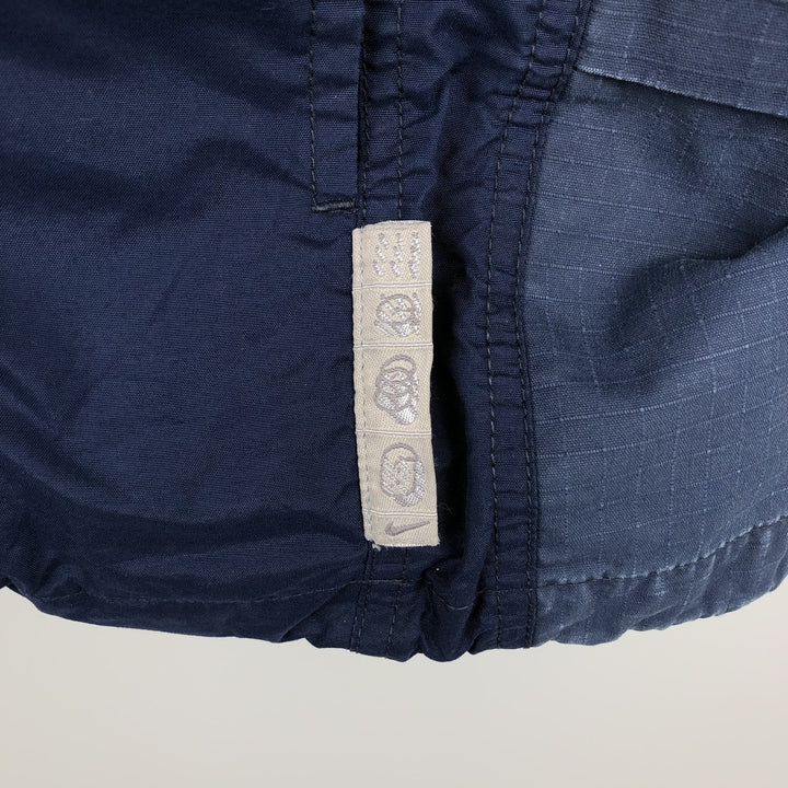 2000'S Nike Ripstop Anorak Parka, Men's Size L (approx.) Nylon navy blue type Vintage Second Hand