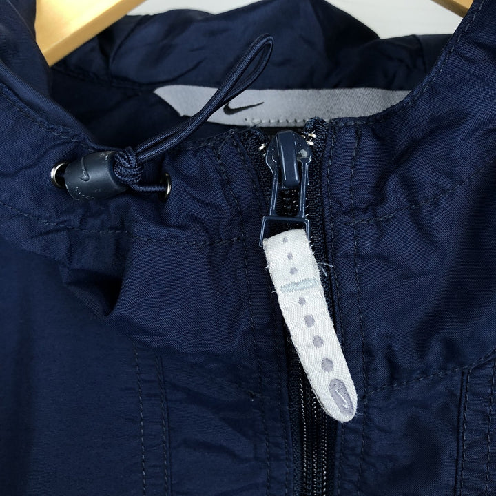 2000'S Nike Ripstop Anorak Parka, Men's Size L (approx.) Nylon navy blue type Vintage Second Hand