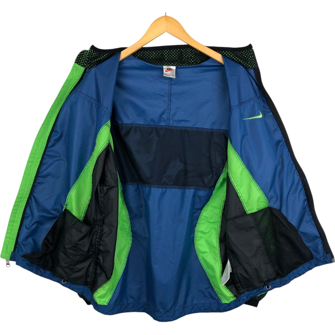 90'S Nike CLIMA-FIT Windbreaker, Men's Size M (approx.), Vintage polyester blue type Vintage Second Hand