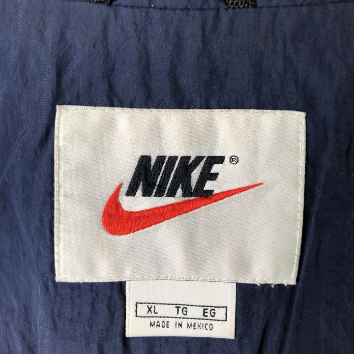 90s-00'S Vintage Nike Nylon Jacket, Men's XL Nylon navy blue type Vintage Second Hand