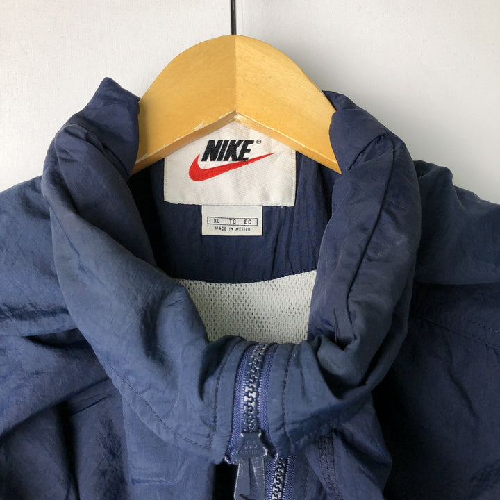 90s-00'S Vintage Nike Nylon Jacket, Men's XL Nylon navy blue type Vintage Second Hand
