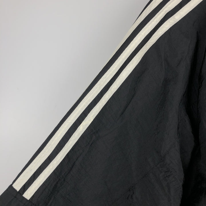 Vintage 80s-90'S Adidas nylon jacket, men's size M polyamide black type Vintage Second Hand