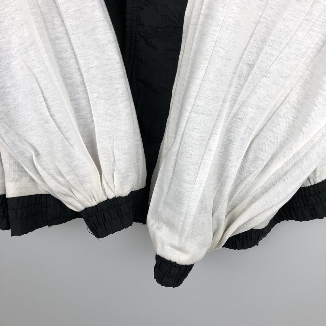 Vintage 80s-90'S Adidas nylon jacket, men's size M polyamide black type Vintage Second Hand