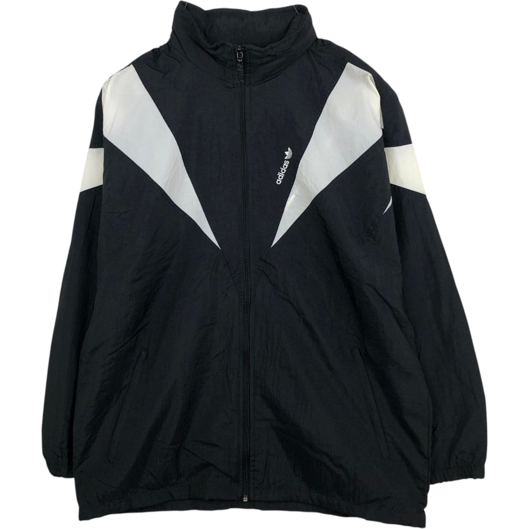 Vintage 80s-90'S Adidas nylon jacket, men's size M Nylon black type Vintage Second Hand
