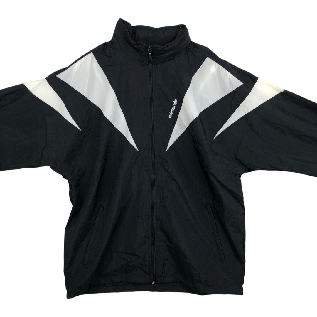 Vintage 80s-90'S Adidas nylon jacket, men's size M Nylon black type Vintage Second Hand