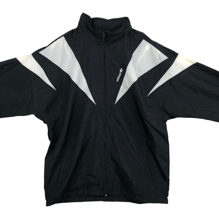 Vintage 80s-90'S Adidas nylon jacket, men's size M Nylon black type Vintage Second Hand