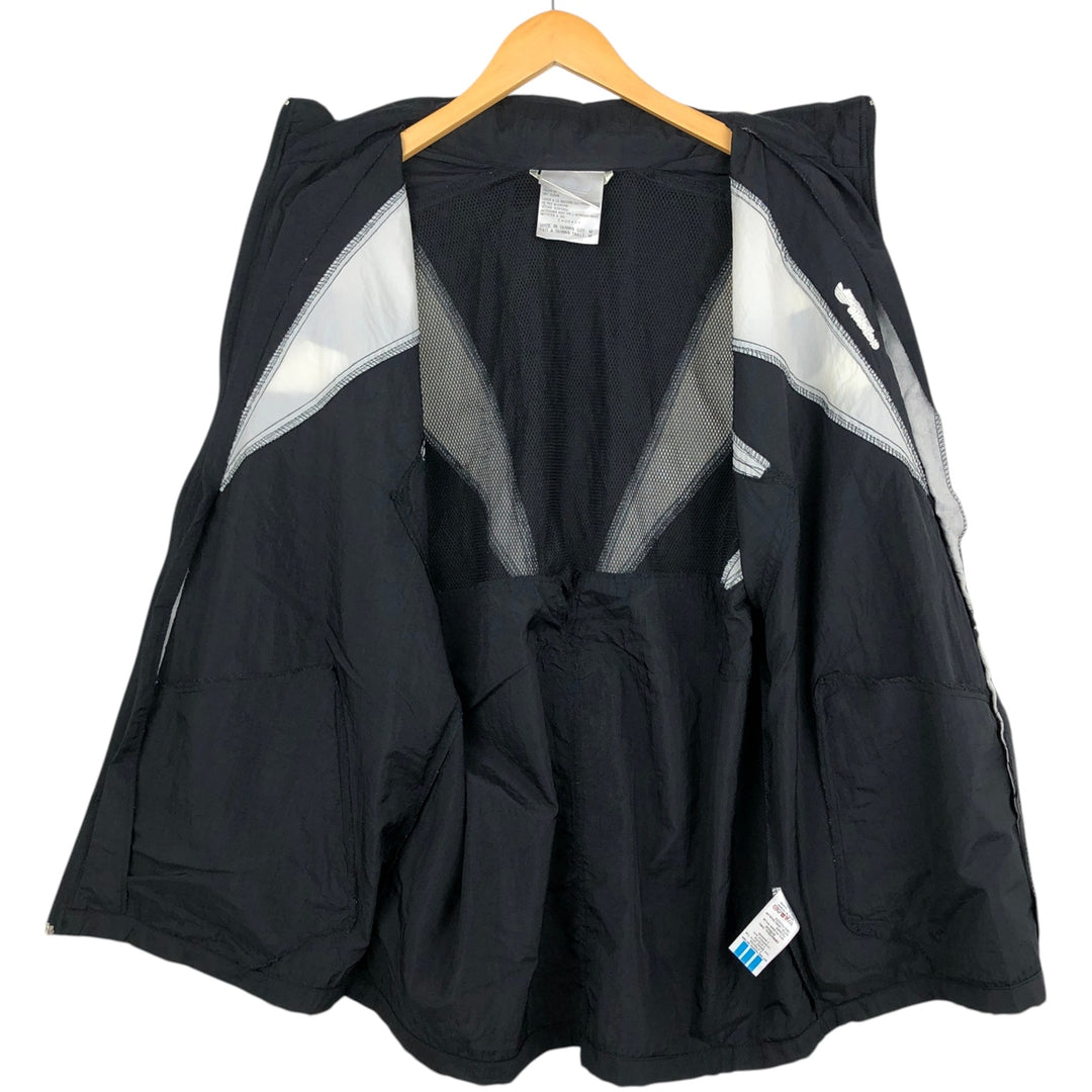Vintage 80s-90'S Adidas nylon jacket, men's size M Nylon black type Vintage Second Hand