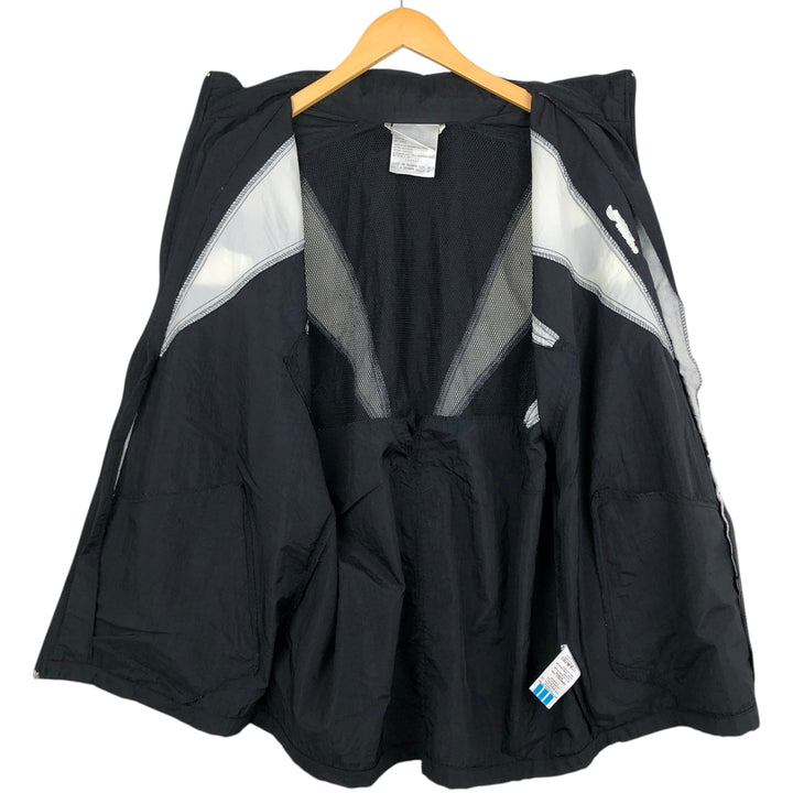 Vintage 80s-90'S Adidas nylon jacket, men's size M Nylon black type Vintage Second Hand