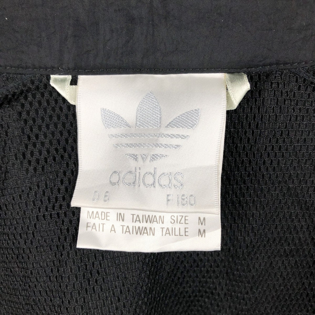 Vintage 80s-90'S Adidas nylon jacket, men's size M Nylon black type Vintage Second Hand